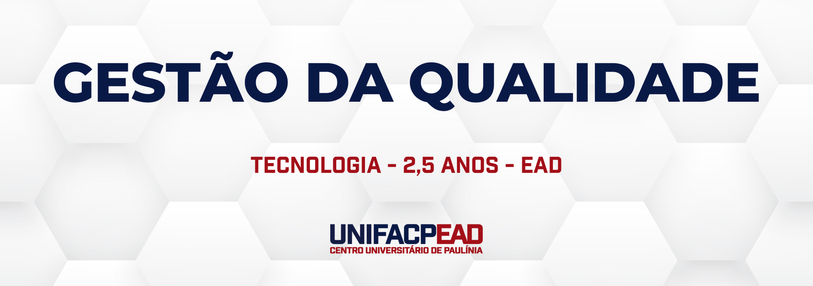 Gestão da Qualidade Banner