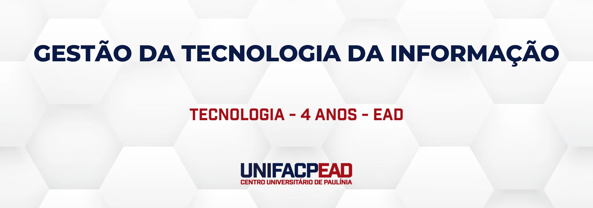 Gestão de Tecnologia da Informação Banner