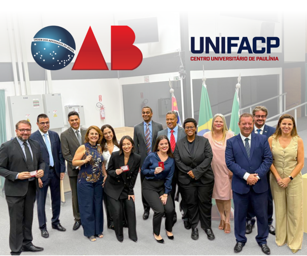 Professora Karime Esteves representa a UNIFACP na cerimônia de entrega da Carteira da OAB em Paulínia