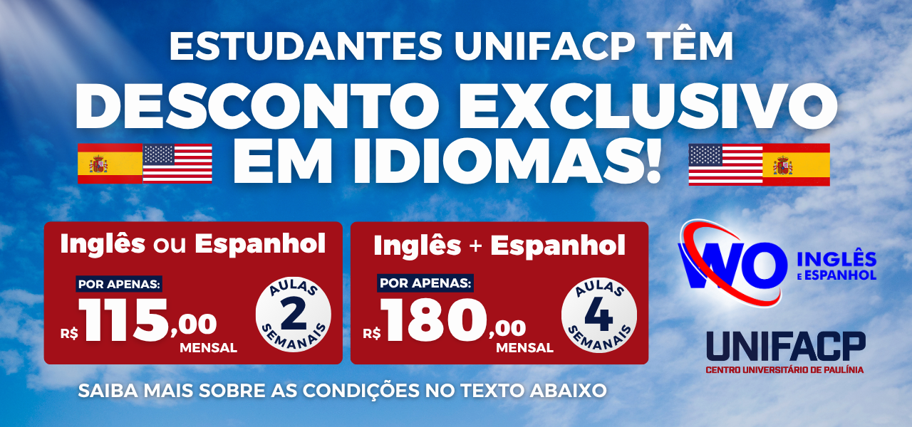 A UNIFACP firmou uma nova parceria com a escola de idiomas World Opportunity