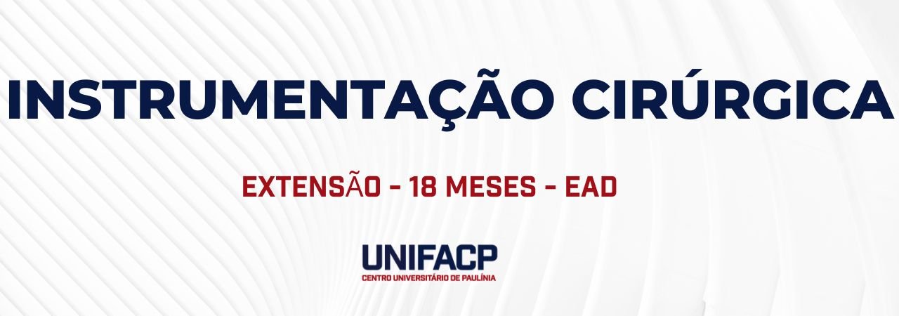 INSTRUMENTAÇÃO CIRÚRGICA