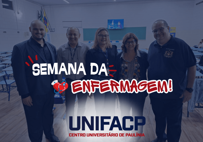 Estudantes do 5º semestre participam de evento em homenagem à Semana da Enfermagem